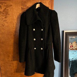 Guess Boucle Black Coat size M